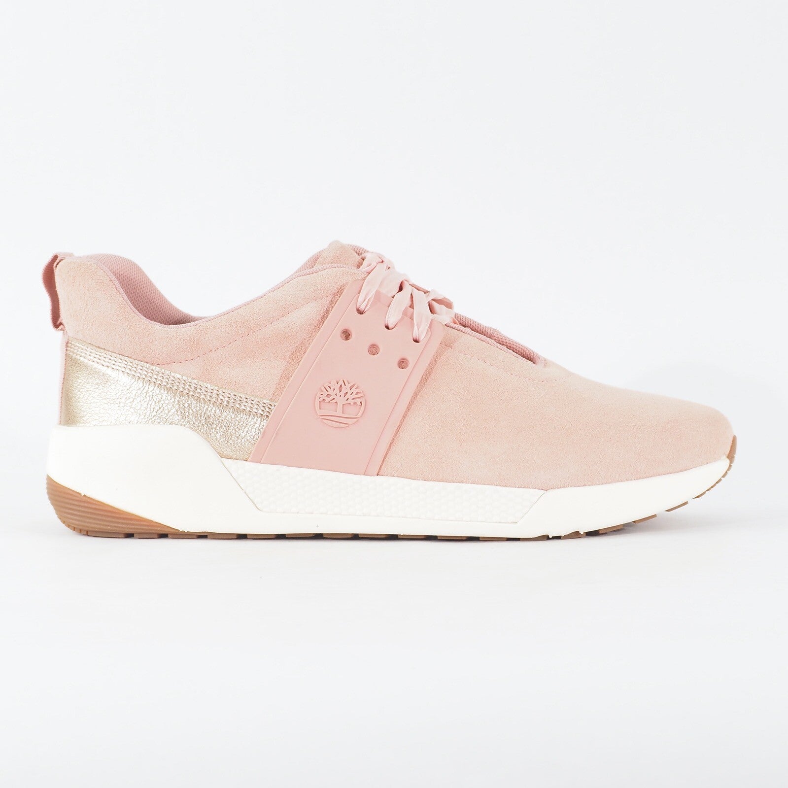 Womens Timberland Kiri Up Oxford A1TZW Rose Tan Leather Lace Up Casual Trainers