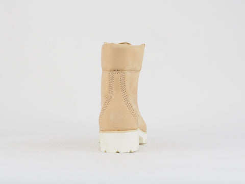 Womens Timberland Heritage A1TYIA Beige Leather Casual Shoes Winter Chukka Boots