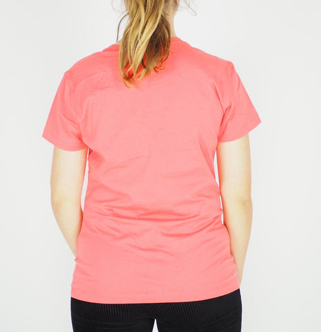 Womens Jack Wolfskin 5006381 Grapefruit Regular Fit Shortsleeve Casual T Shirt