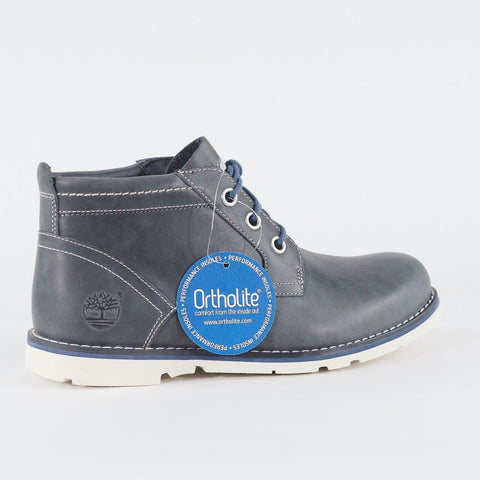 Mens Timberland Rugged 6863B Blue Leather Lace Uk Casual Walking Chukka Boots