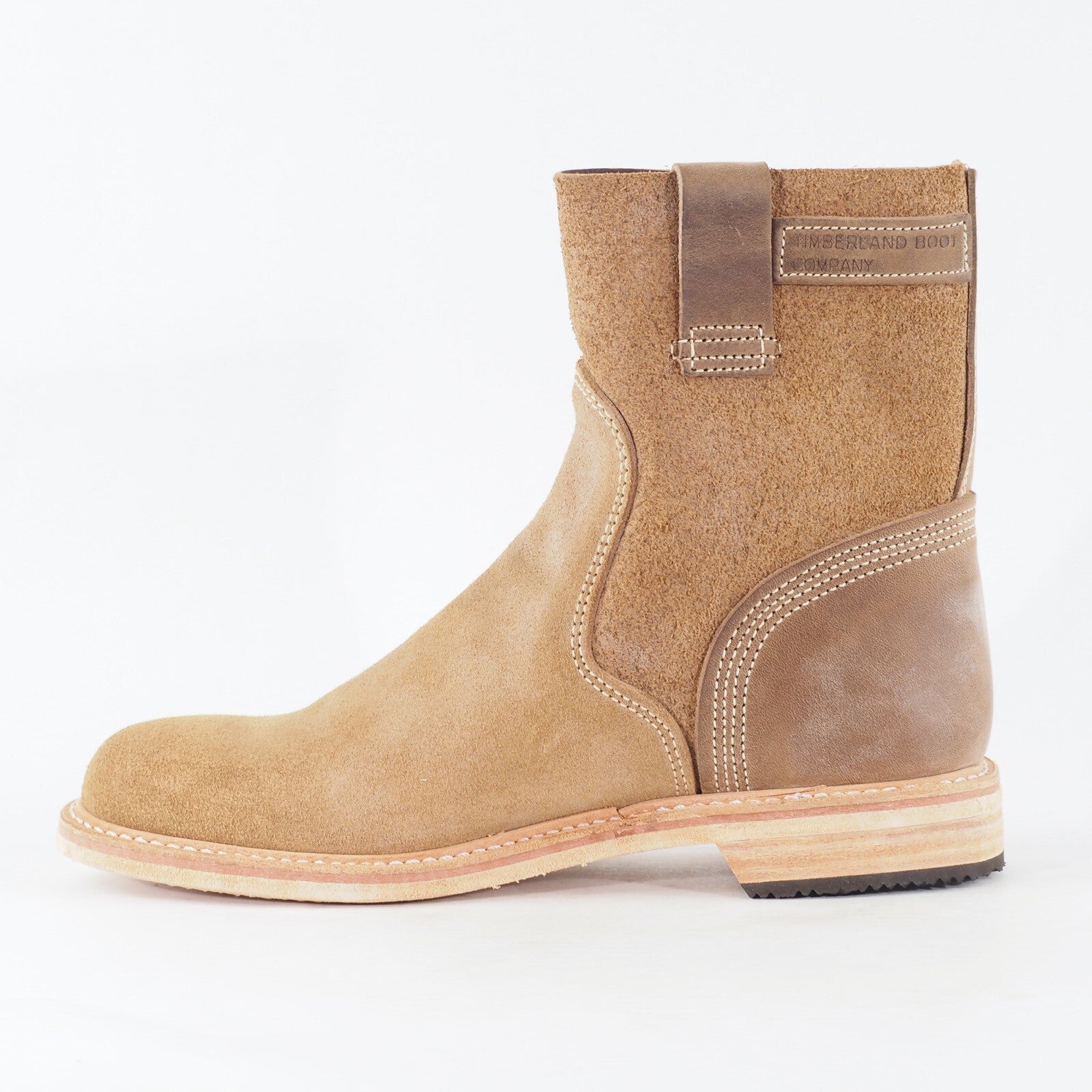 Mens Timberland Coulter 4123R Medium Brown Leather Pull On Casual Everyday Boots