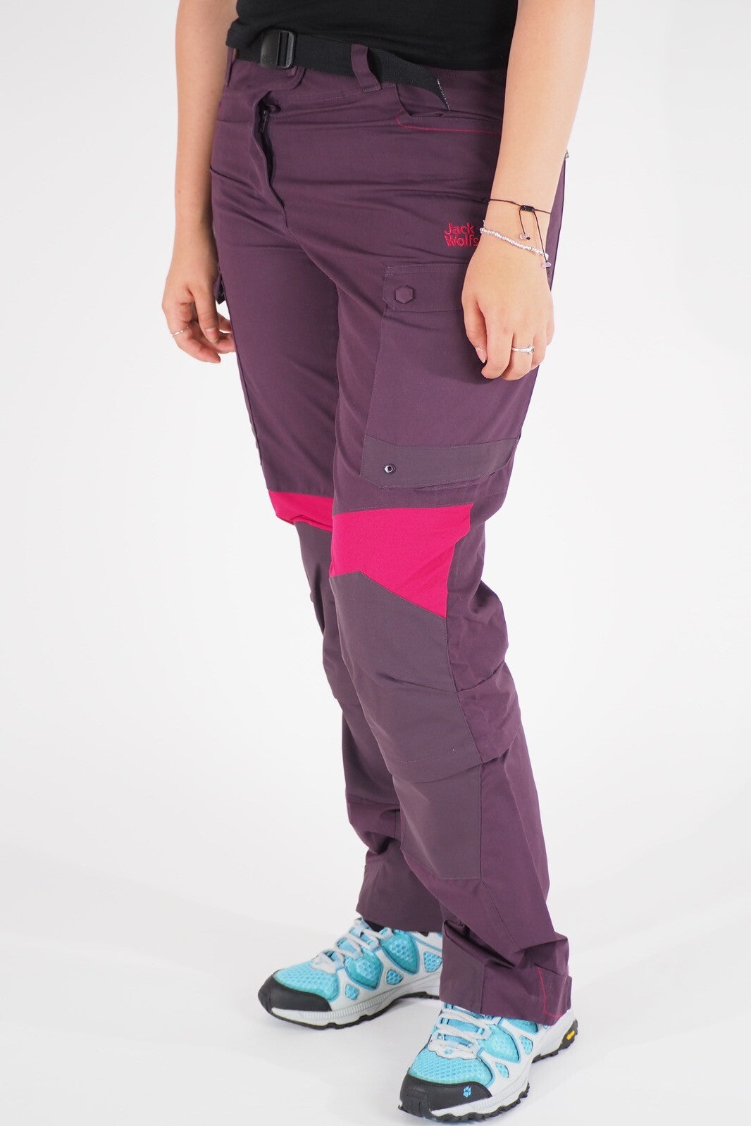 Womens Jack Wolfskin Trekkin 1502781 Grapevine Warm Windproof Hiking Trousers