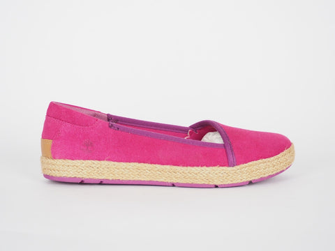 Womens Timberland Casco Bay A17AX Viva Pink Suede Slip On Shoes