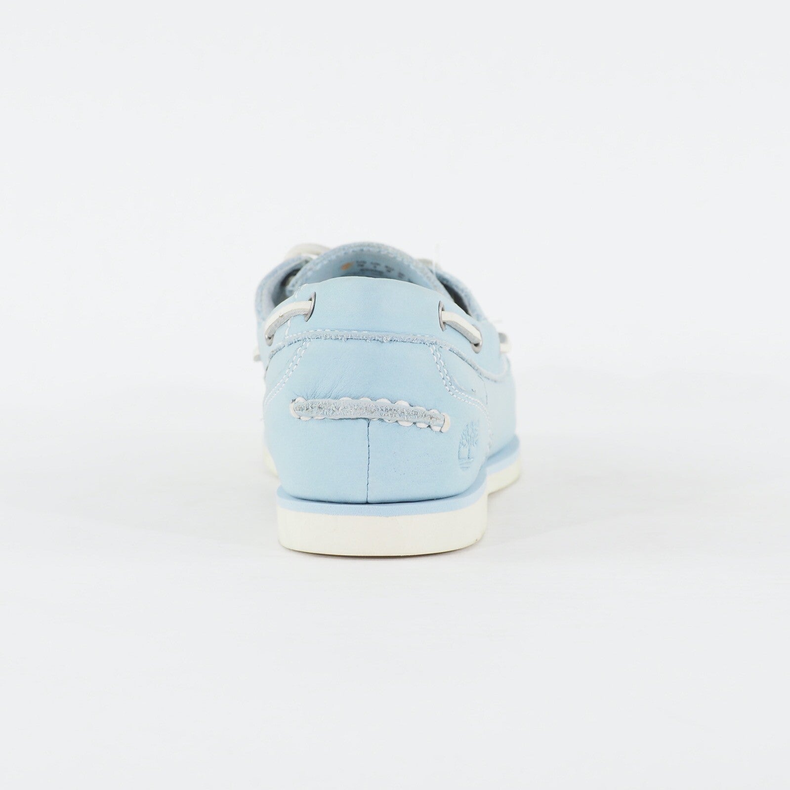 Womens Timberland EK Amherst 2 Eye 8339B Light Blue Leather Casual Boat Shoes