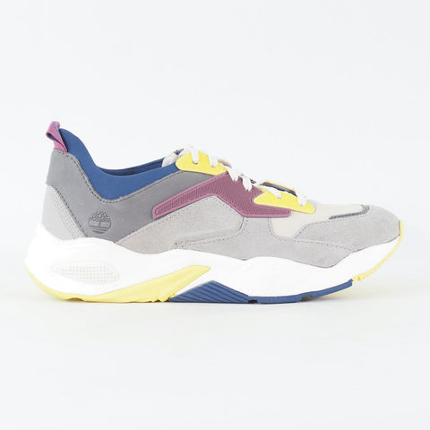 Womens Timberland Delphville A1T65 Grey Plum Yellow Nubuck Casual Trainers