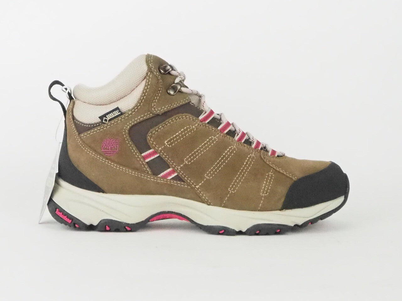 Timberland Ilton Mid 7600A Brown Leather Lace Up Hiker Walking Hiking Boots