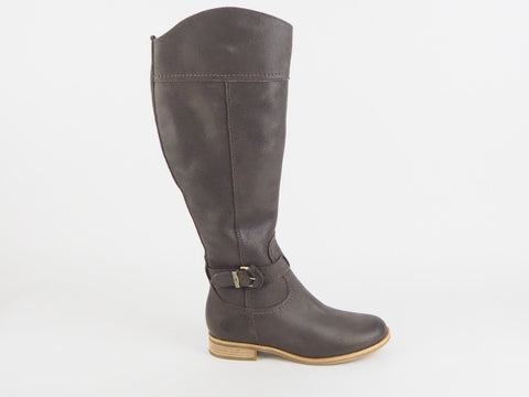 Womens Timberland Classic Hight Top 3556R Leather Brown Ladies Zip Side Boots