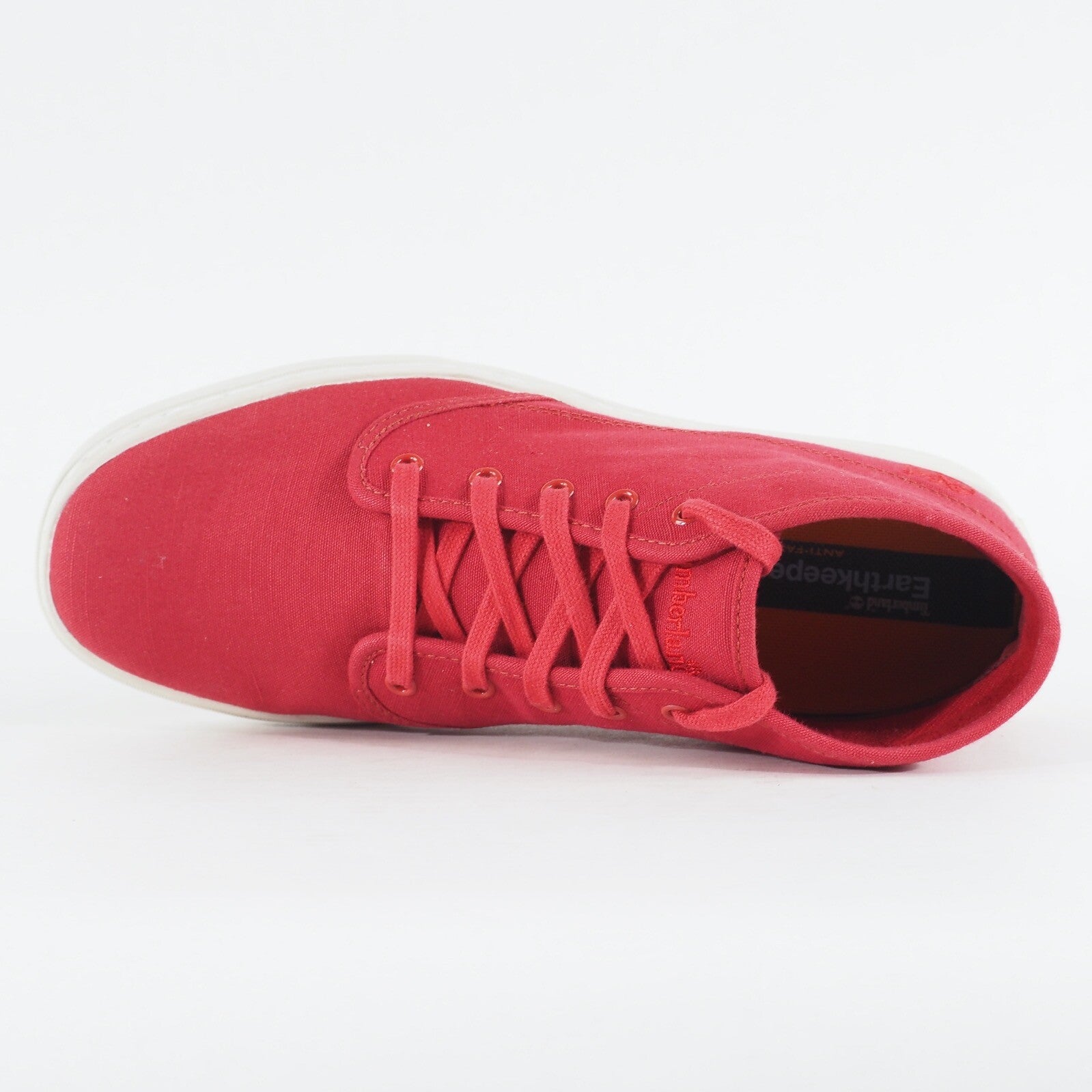 Mens Timberland EK 20 Cupsole Chukka 5065R Red Canvas Lace High Top Casual Boots