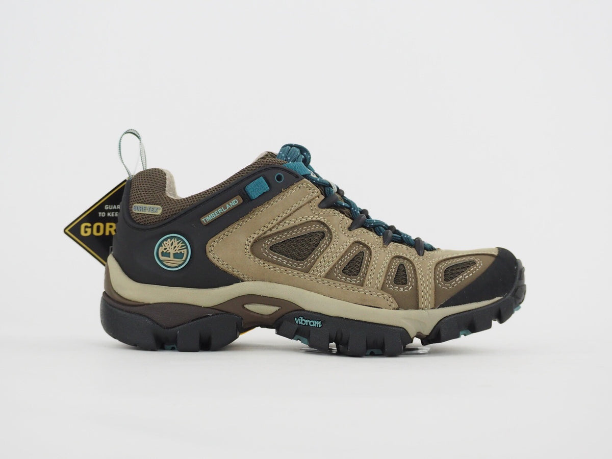 Womens Timberland Hyper Trail 44603 Gore TX Brown Leather Hikers Walking Shoes