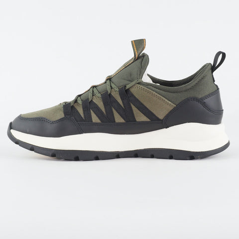 Mens Timberland Broughs Sroject Olive A24SV Leather Casual Walking Trainers
