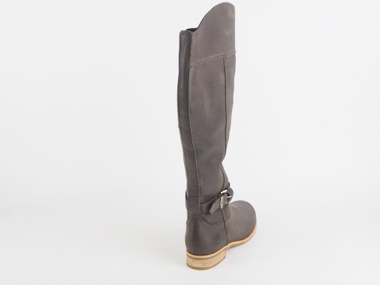 Womens Timberland Classic Hight Top 3556R Leather Brown Ladies Zip Side Boots