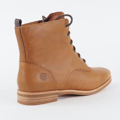 Womens Timberland Somers Falls A21EZ Tan Leather Lace Up Casual Ankle Boots