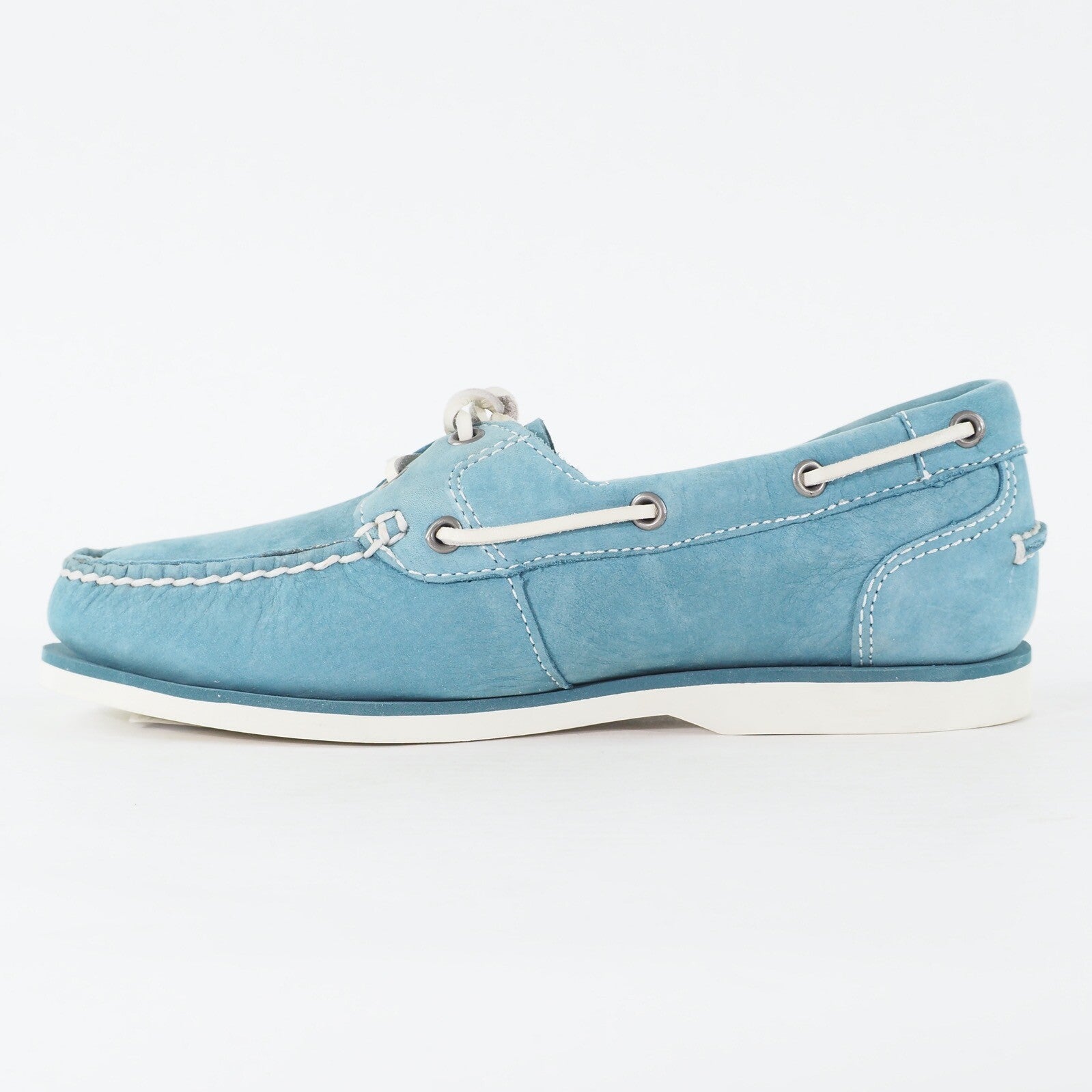 Womens Timberland Classic 3936R Dark Teal Leather Lace Up Casual Boat Shoes