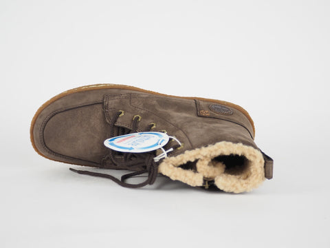 Junior Boys Timberland Grifton Hill 27979 Brown Leather Lace Up Winter Boots