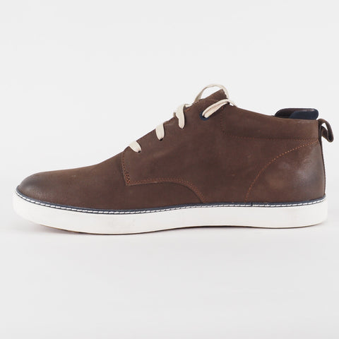 Mens Timberland EK Hudston Brown 2154B Leather Lace Walking Chukka Casual Boots