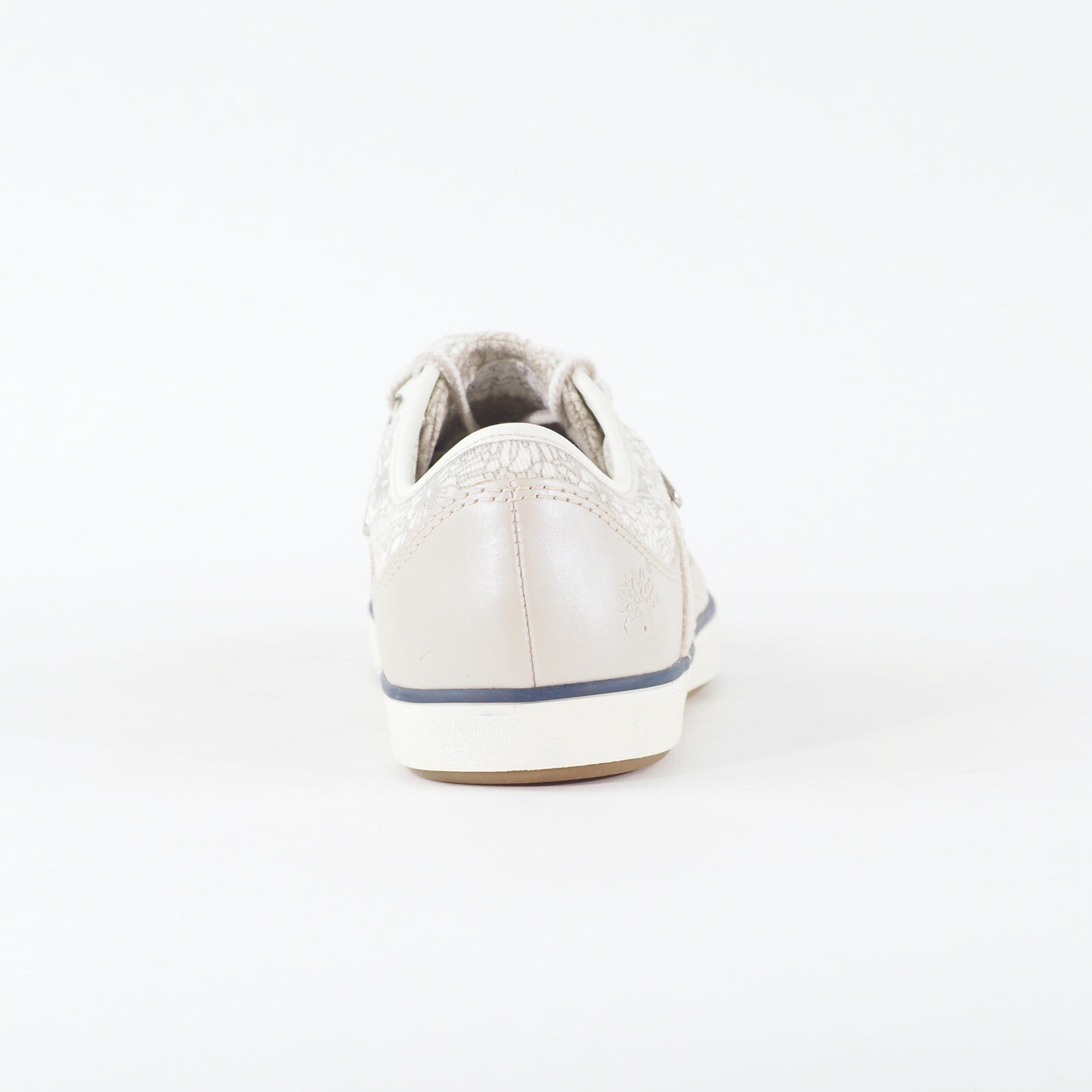 Womens Timberland Deering Ox 24678 White Floral Canvas / Leather Casual Shoes