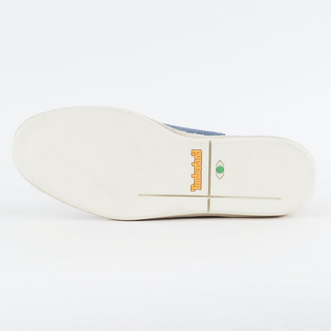 Mens Timberland City Shuffler A185W Medium Blue Fabric Lace Up Low Casual Shoes