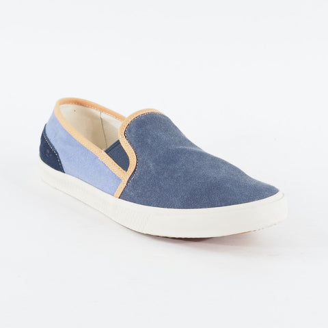 Mens Timberland Hookset Wash 9118B Light Blue Navy Canvas Slip On Casual Shoes