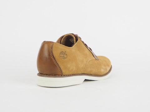 Mens Timberland Stormbuck Lite A19CY Brown Leather Lace Up Formal Oxford Shoes