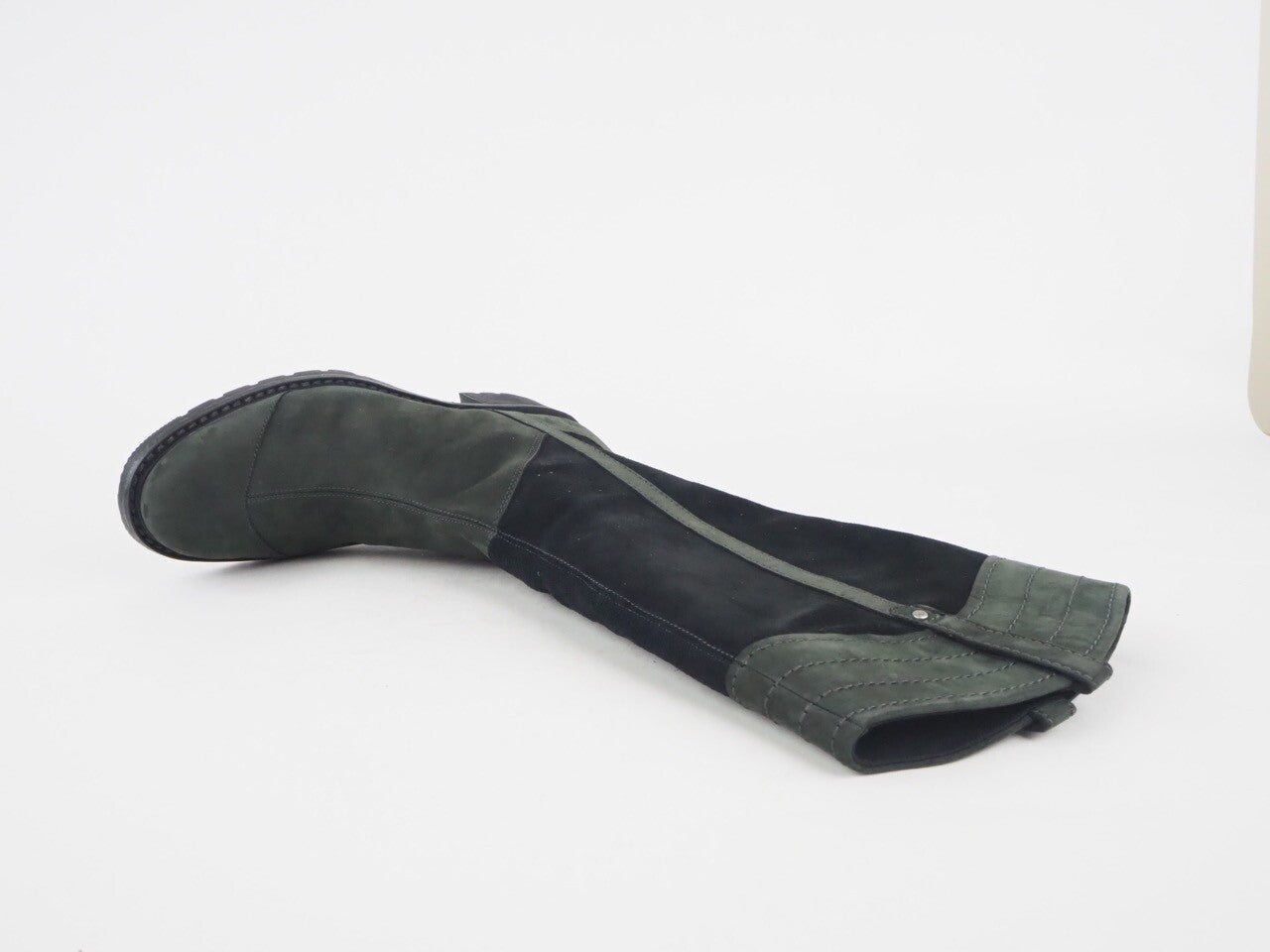 Womens Timberland Chas St 21669 Black Leather Pull On Tall Boots