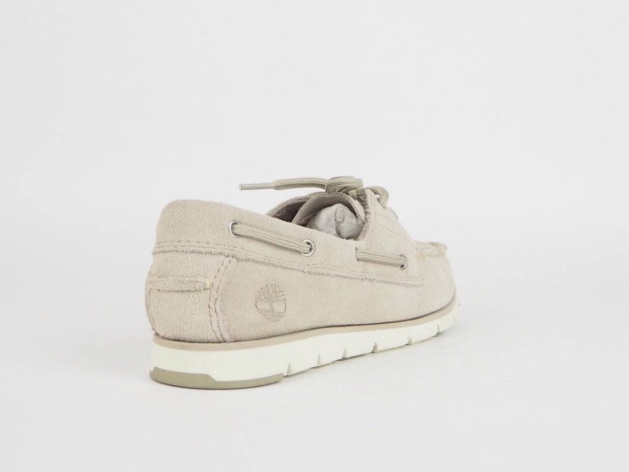 Womens Timberland 2 Eye Falls A1P84 Grey Suede Boat Casual Lace Up Shoes