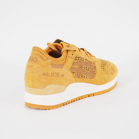 Womens Asics Gel Lyte 3 LC H5E3L Tan Textile Casual Lace Walking Sports Trainers