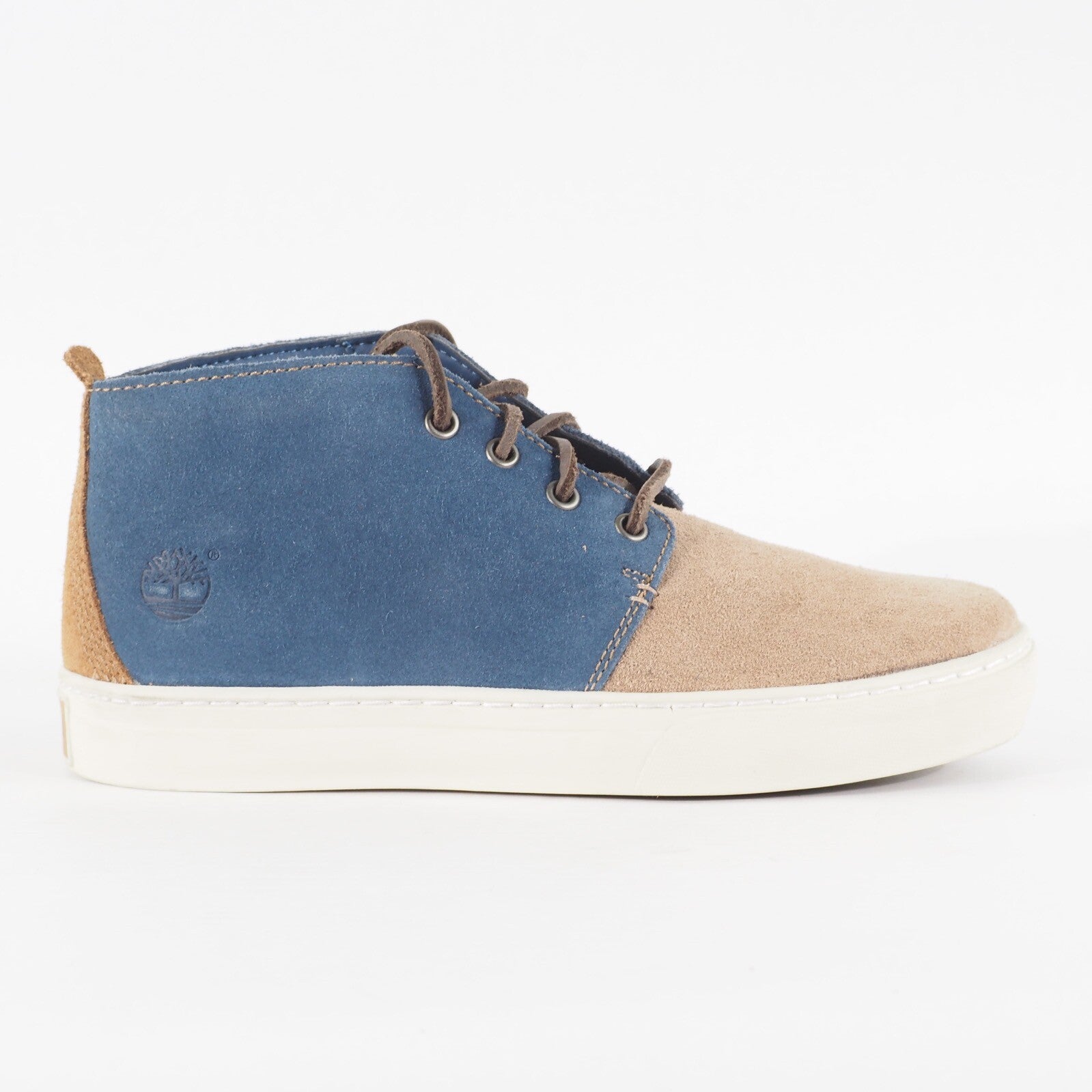 Mens Timberland Adventure 2.0 Cupsol A1465 Blue Light Brown Leather Casual Boots