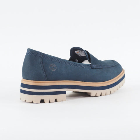 Womens Timberland London Square A2AJS Navy Blue Nubuck Slip On Casual Shoes