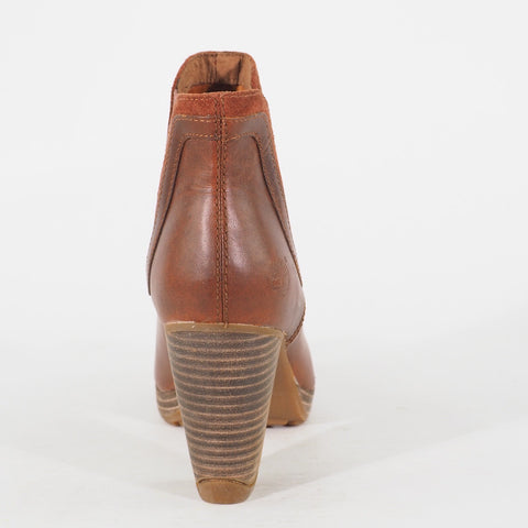 Womens Timberland EK Exetr HTS Chelsea 8420A Tan Leather Slip On Walking Boots