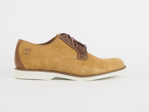 Mens Timberland Stormbuck Lite A19CY Brown Leather Lace Up Formal Oxford Shoes