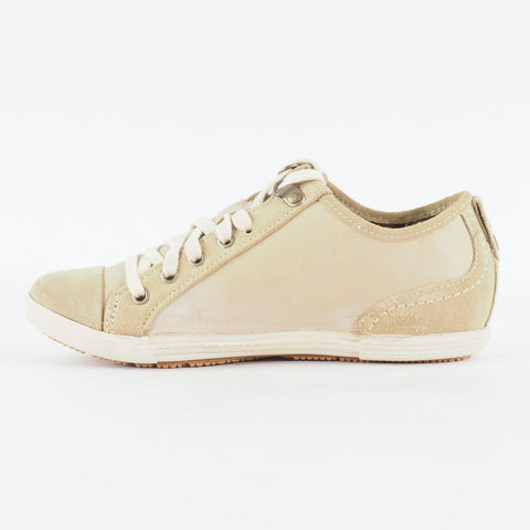 Womens Timberland EK Ballard Oxford 3304R Tan Leather Lace Low Top Casual Shoes