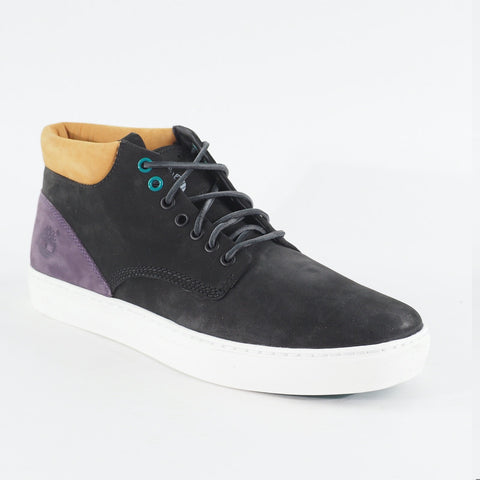 Mens Timberland Adventure 2.0 Cupsole A1J4I Black Leather Laced High Top Shoes