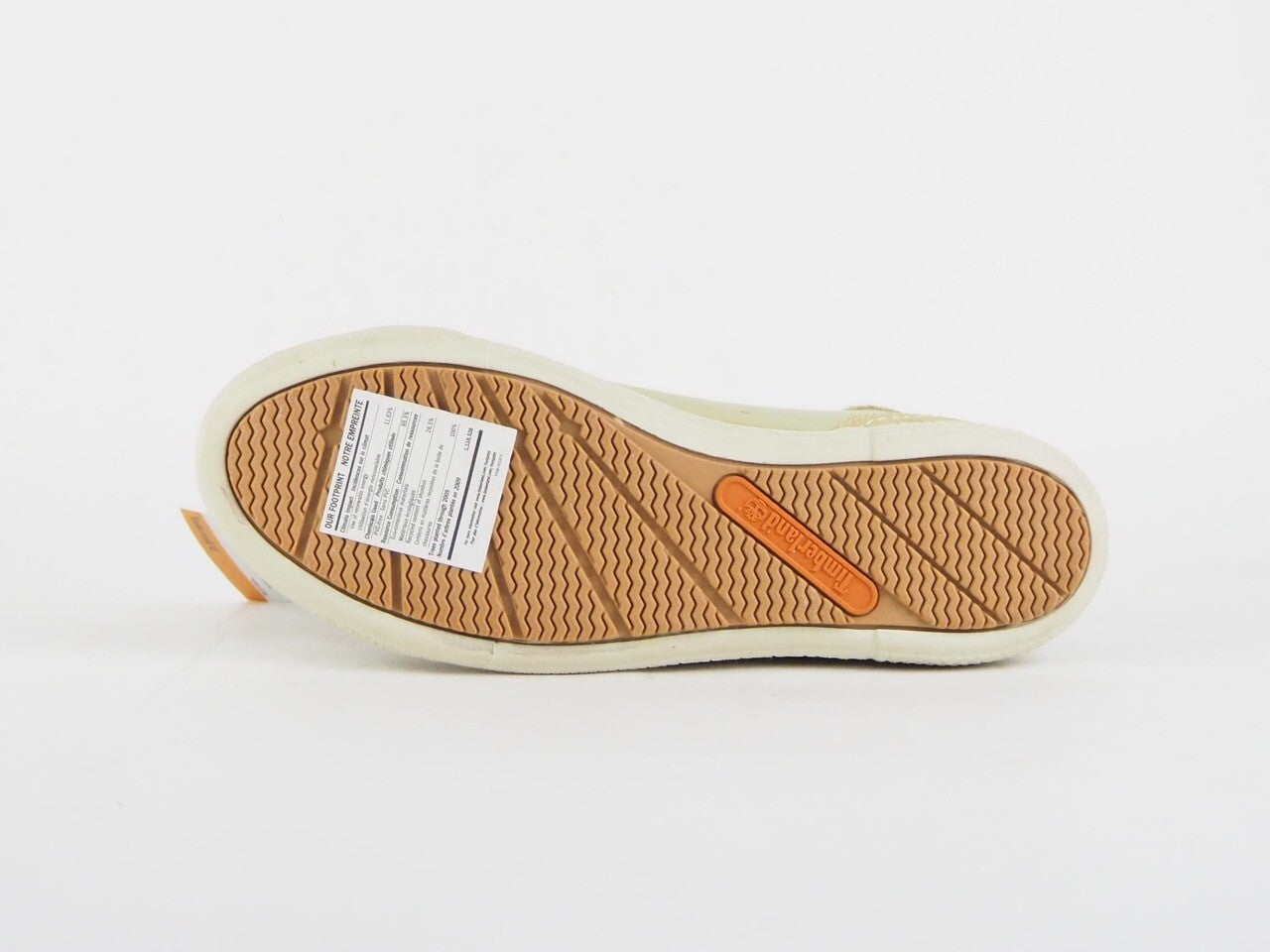 Womens Timberland Earthkeepers Oxford 3304R Beige Leather Lace Up Hi Light Shoes