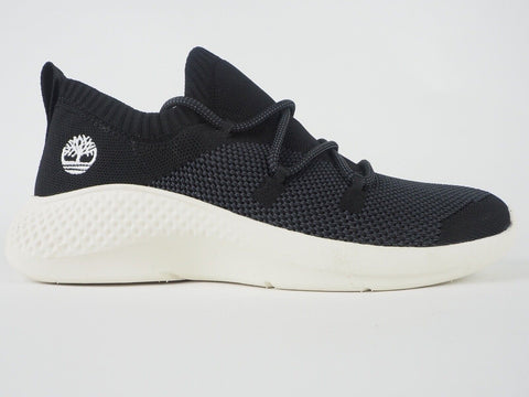 Mens Timberland Flyroam Go Oxford A1XNY Black Textile Lace Up Trainers