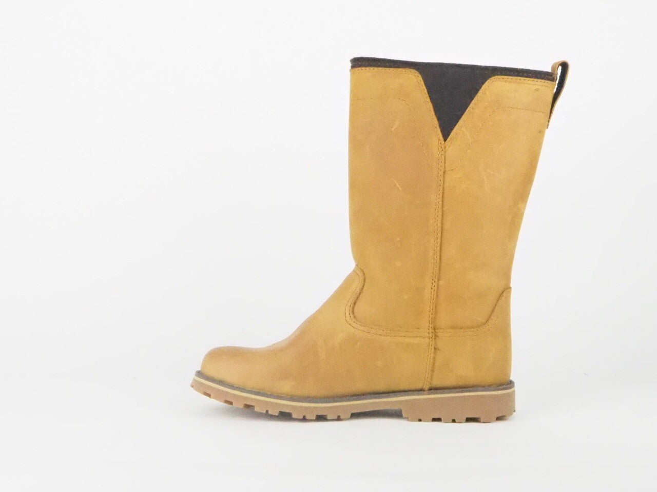 Timberland Cedar Grove A1BP7 Wheat Leather Pull On Boots