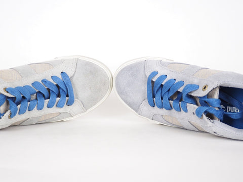 Womens Timberland EK Glastonbury 8234B Blue Suede Fabric Lace Up Trainers UK 5