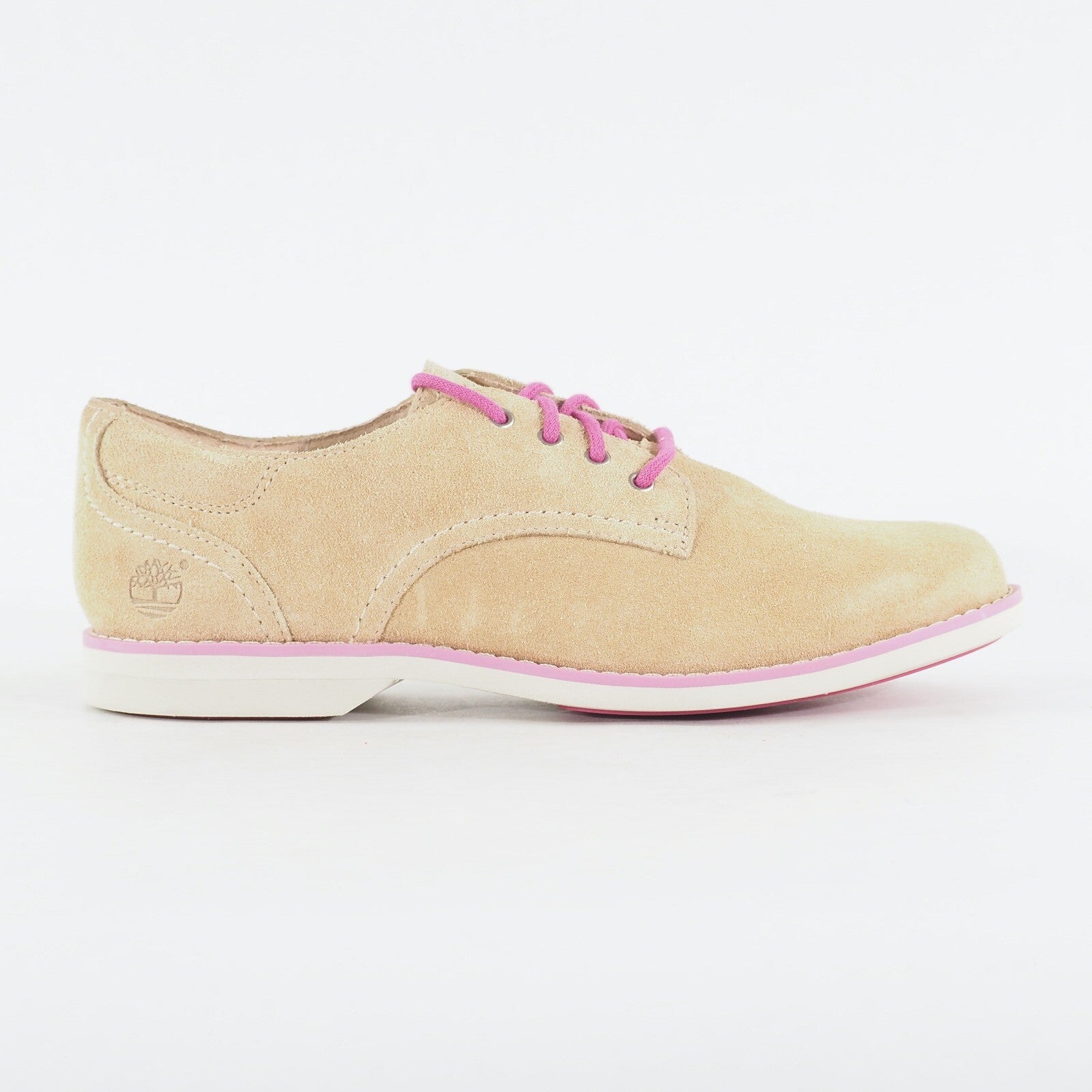 Womens Timberland EK Millway Ox 8817A Tan Leather Lace Up Low Top Casual Shoes