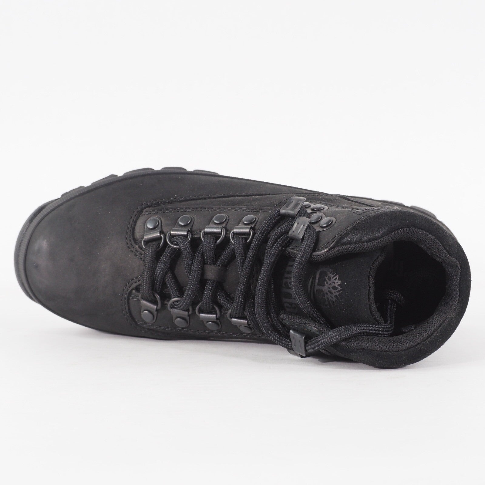 Womens Timberland Euro Hiker A17YH Black Leather Lace Up Walking Boots