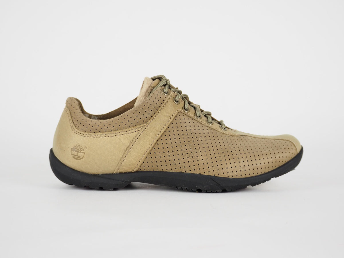 Womens Timberland Kushiro 67385 Putty Leather Lace Up Oxford Trainers