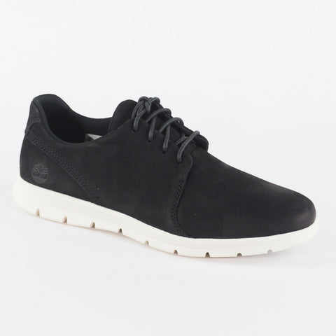 Mens Timberland Graydon Oxford A23V7 Black Leather Lace Up Casual Walking Shoes