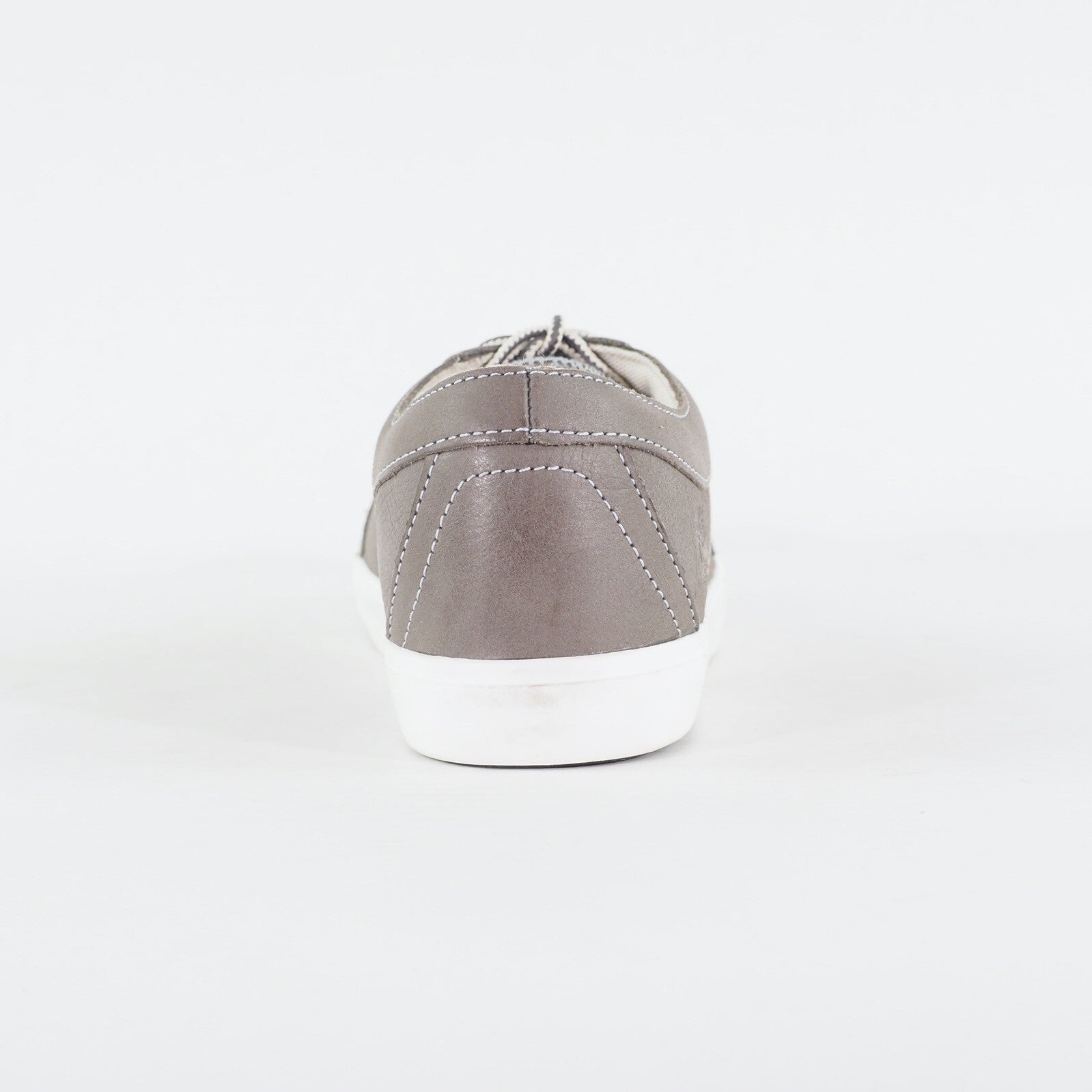 Womens Timberland Brattleboro A15ST Medium Grey Leather Low Lace Up Casual Shoes