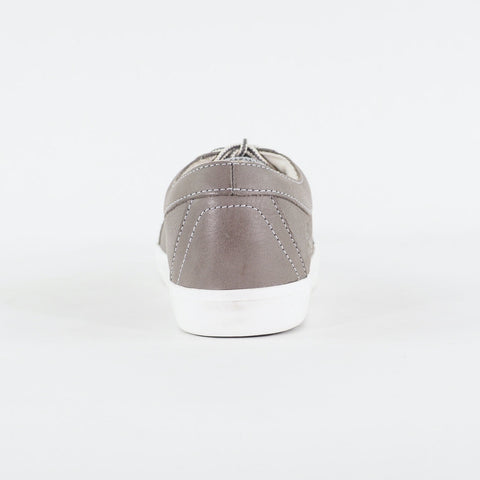 Womens Timberland Brattleboro A15ST Medium Grey Leather Low Lace Up Casual Shoes