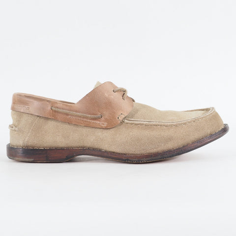 Mens Timberland Counterpane 2 Eyed 75564 Grey Suede Leather Casual Boat Shoes