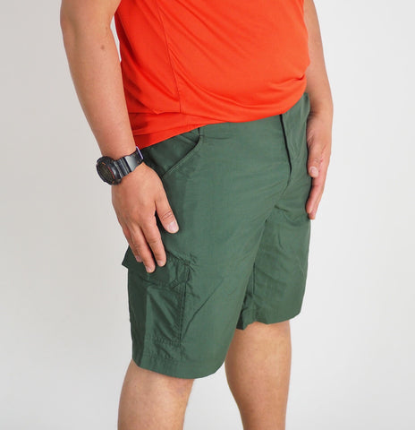 Mens Jack Wolfskin Strokkur Supplex 5004512 Spruce Comfort Fit Summer Shorts