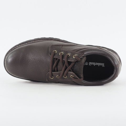 Mens Timberland Woodmont Oxford A1H6J Dark Brown Leather Lace Up Casual Shoes