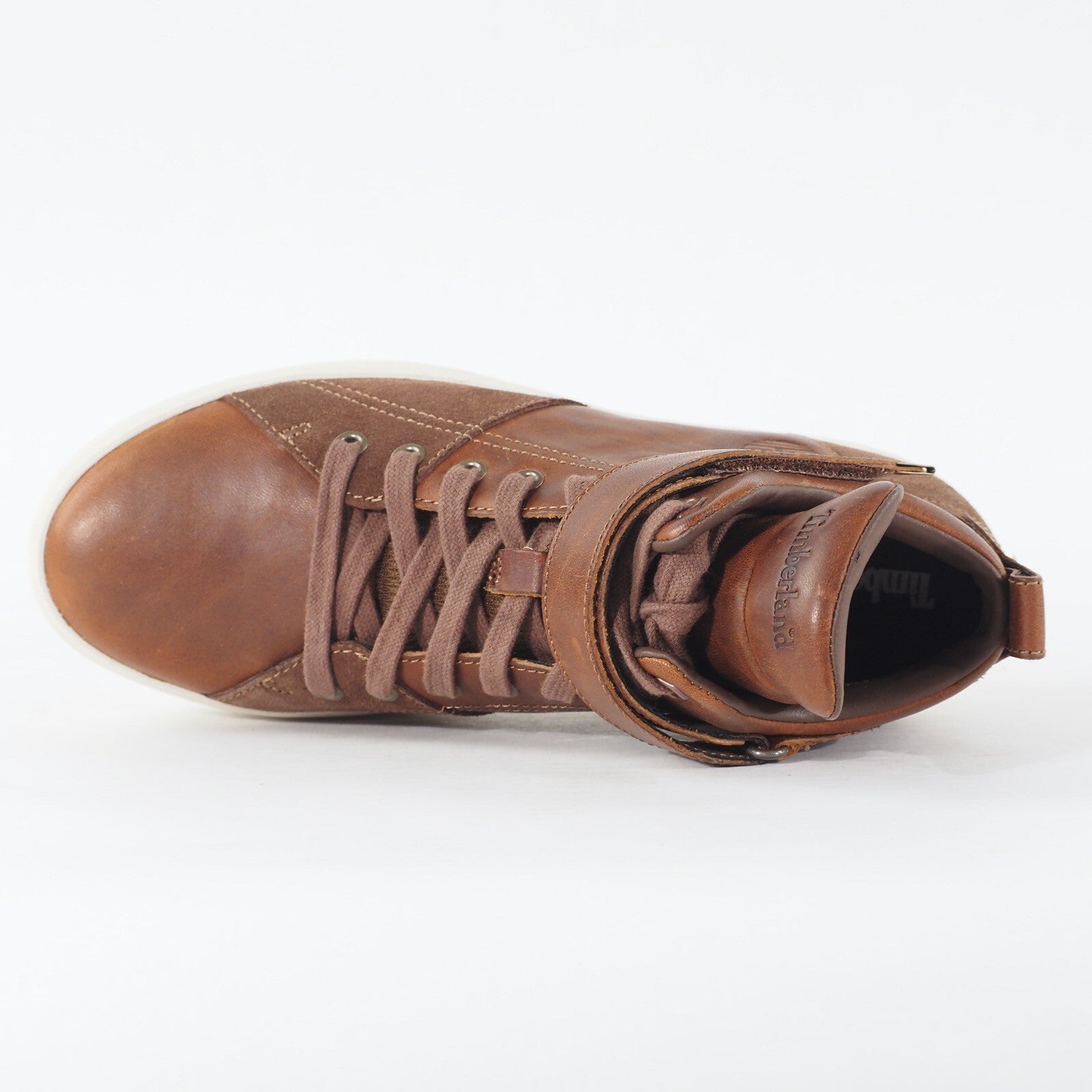 Womens Timberland Mayliss High Top A17KZ Medium Brown Leather Lace Casual Boots