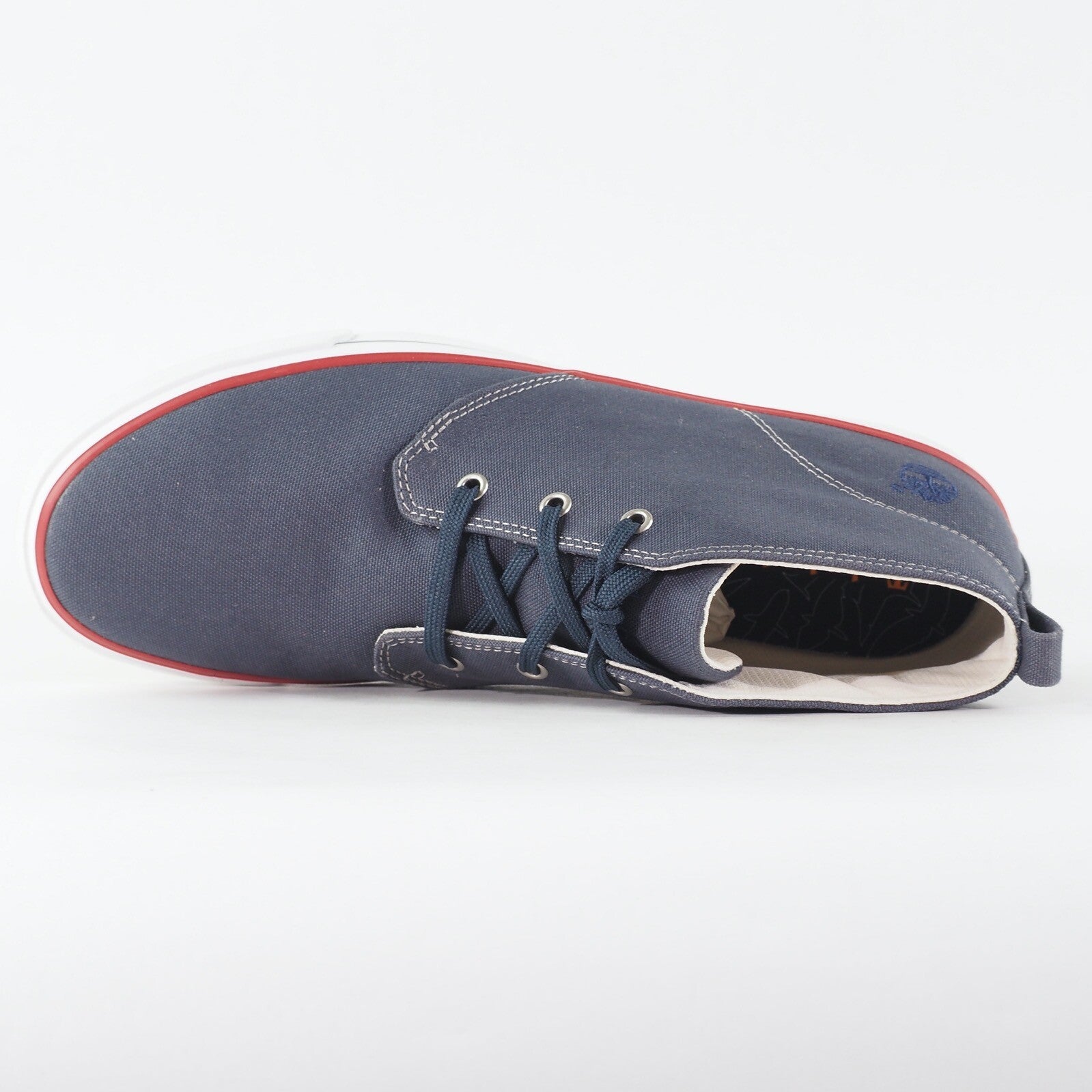 Mens Timberland EK Hookcamp Chukka 5262A Navy Canvas Lace High Top Causal Shoes