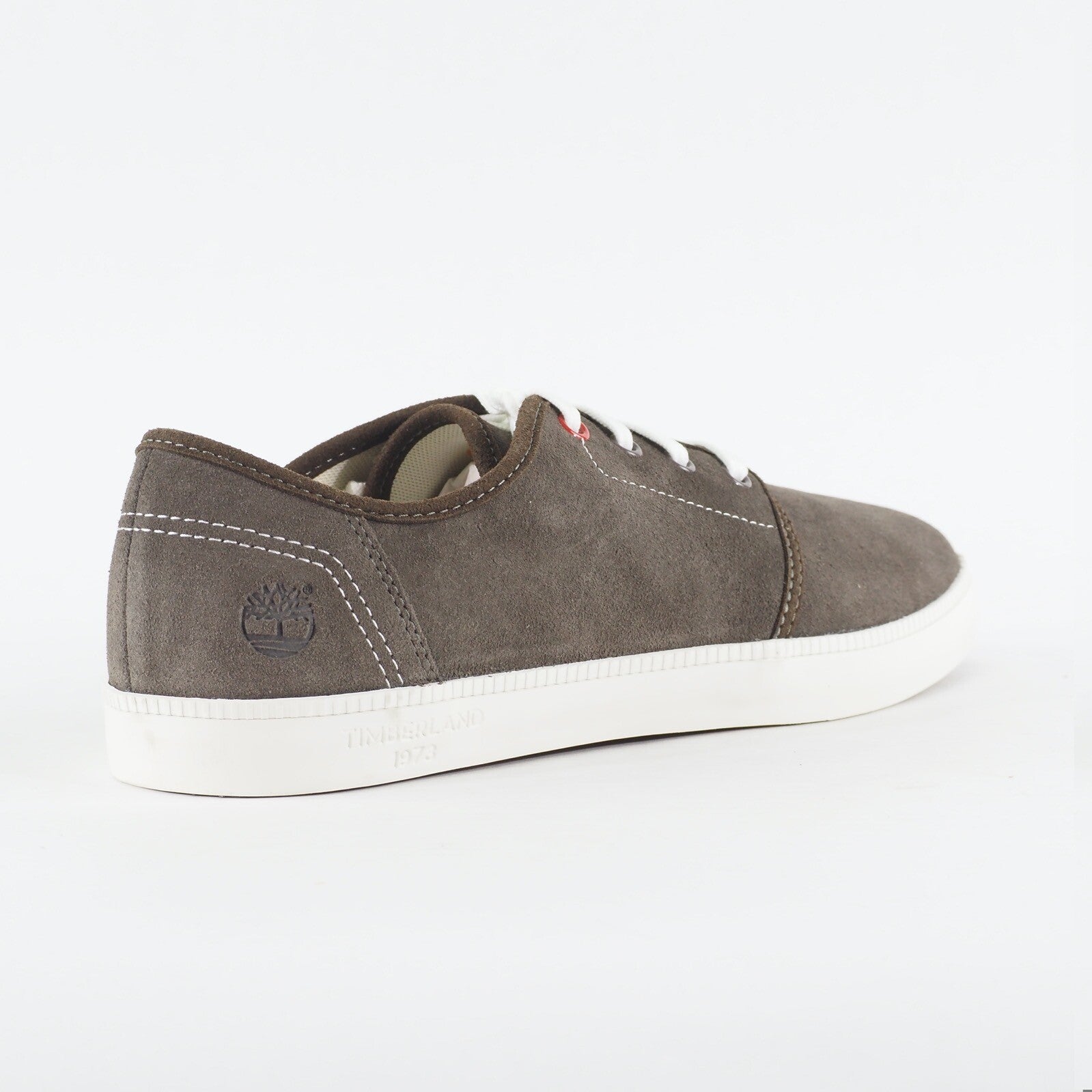 Mens Timberland Newport Bay A154X Dark Brown Suede Lace Up Casual Trainers