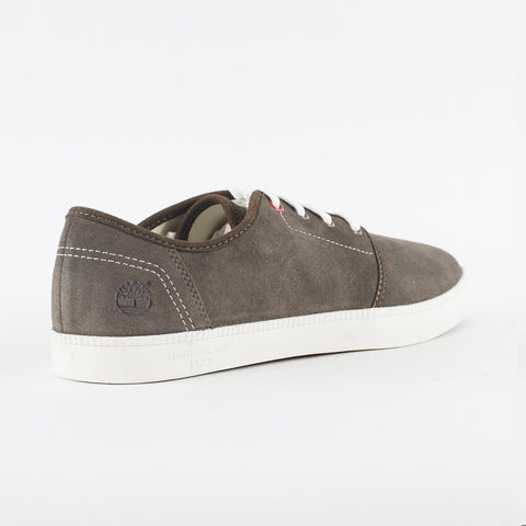 Mens Timberland Newport Bay A154X Dark Brown Suede Lace Up Casual Trainers