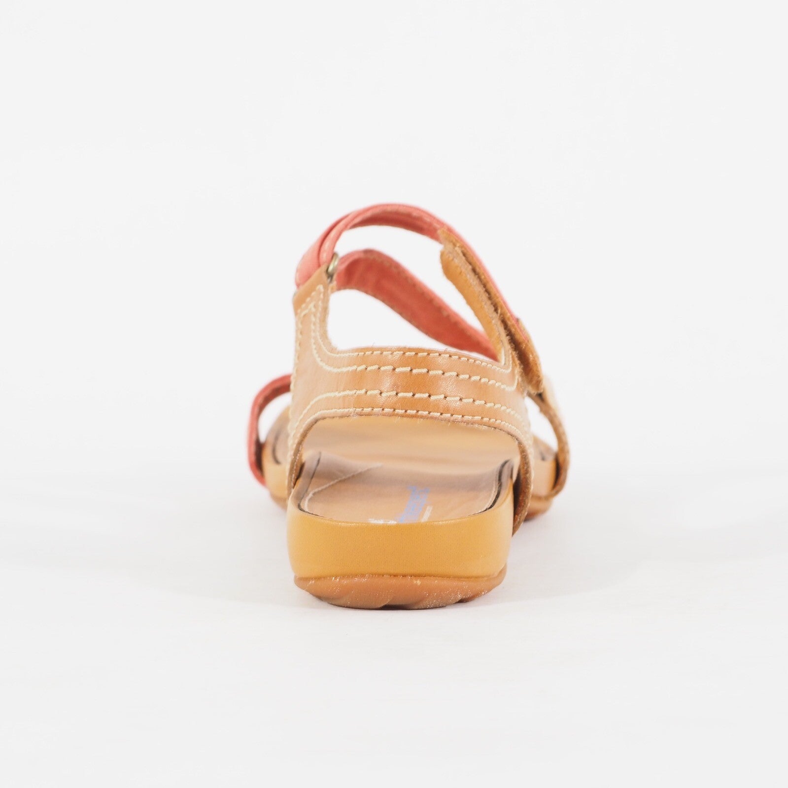 Womens Timberland Lola Bay Canvas 27674 Pink Tan Strap Casual Sandals